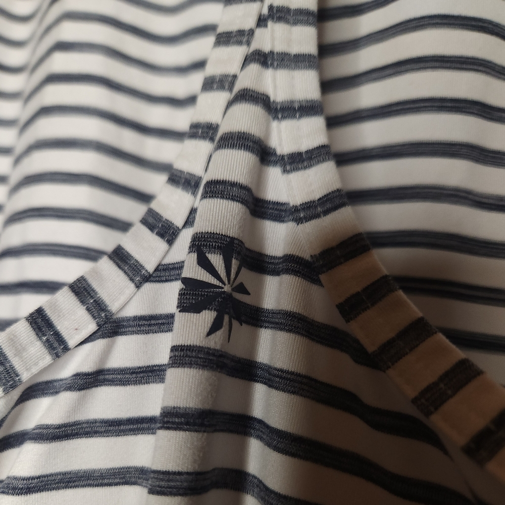 Athleta• blue and white striped racerback dress. Sz XS - Picture 5 of 7